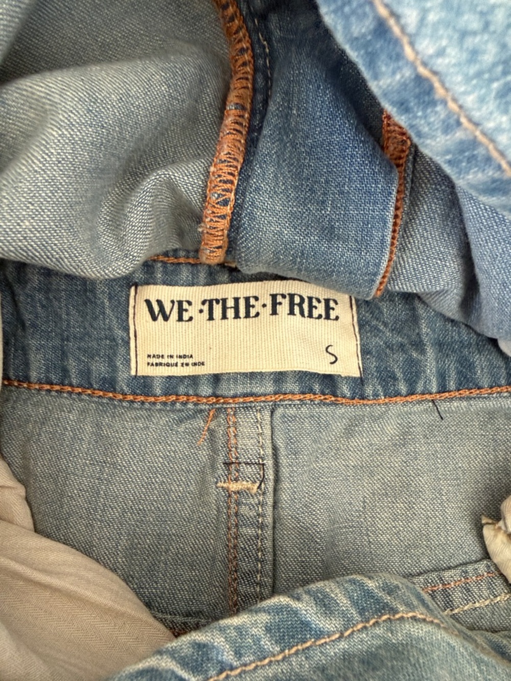 We the Free Zodiac Chambray One Piece Denim Romper - Picture 3 of 3